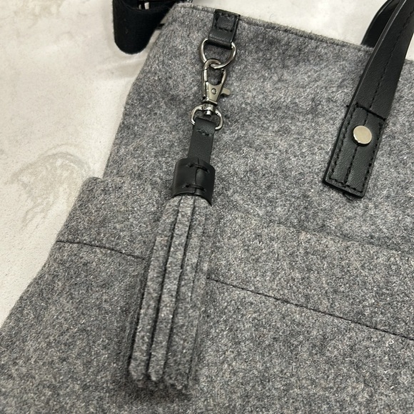 Sherpani Faith Ethos Collection Wool Satchel Slate Tote Bag - Picture 12 of 16